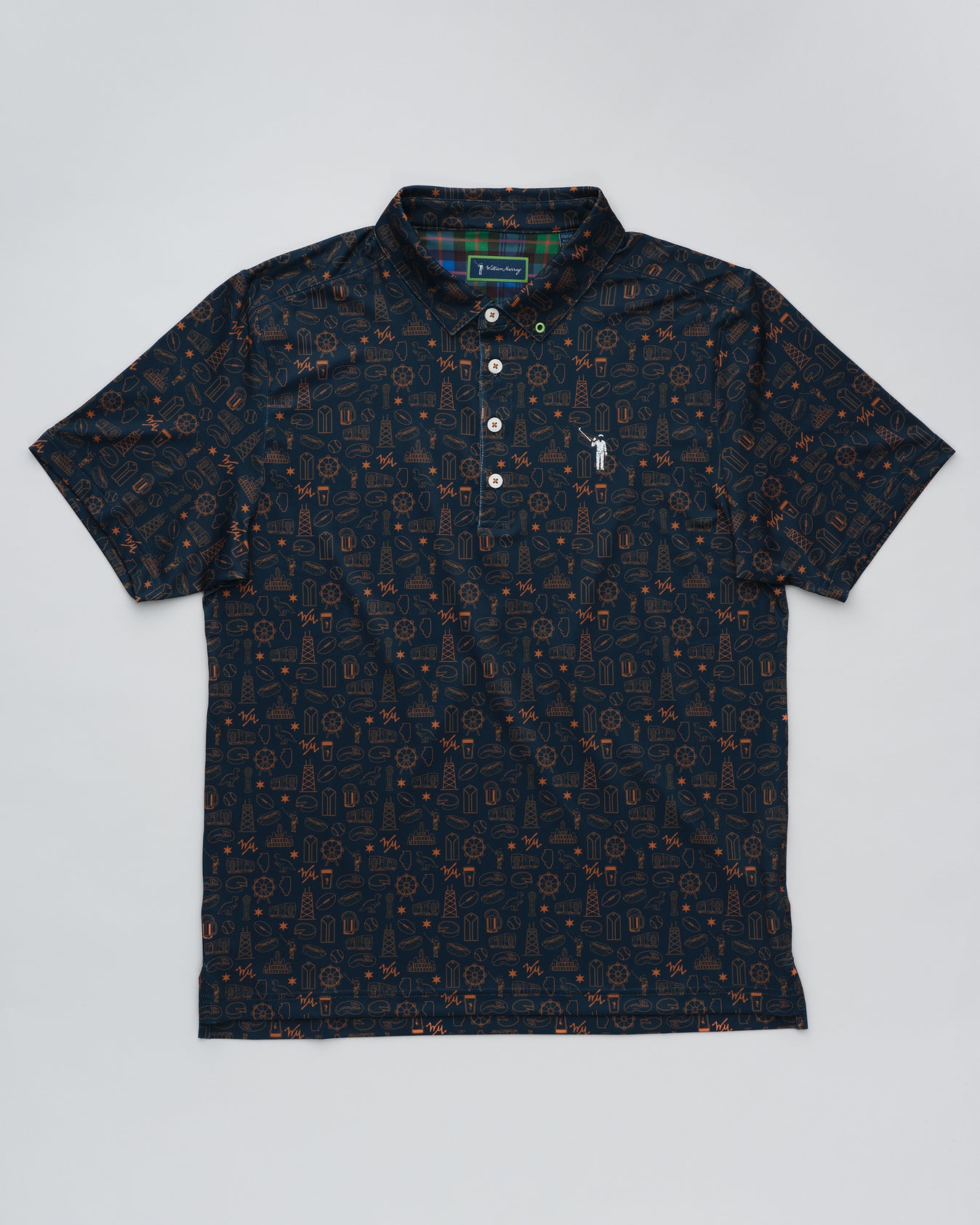 Chi-cons Men's Polo | Navy | William Murray Golf