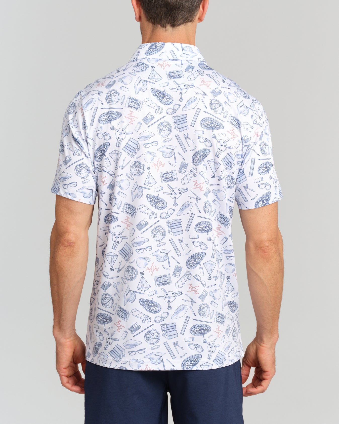 メンズウェア golfickers Pile Polo Shirts Off White- L Extra Credit Men's Polo | White | William Murray Golf