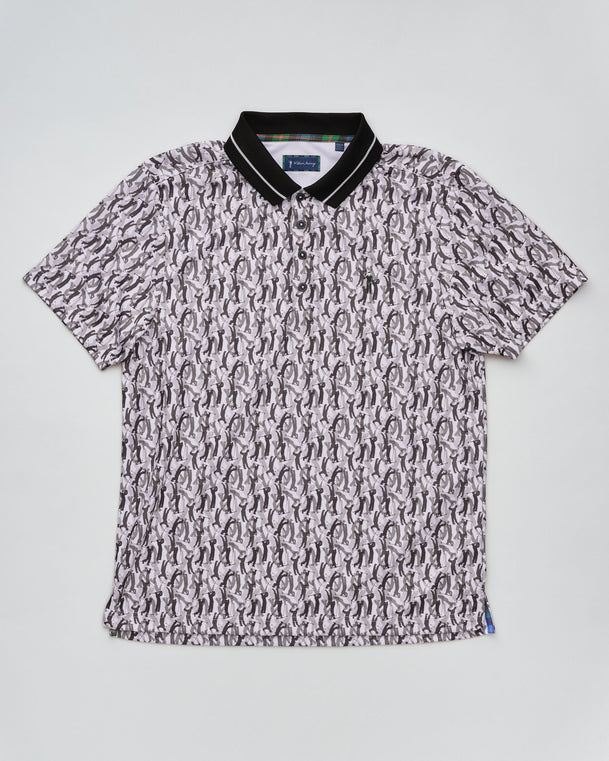 Golfer All Over Performance Pique Men's Polo