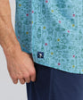 Green Blazer Groove Men's Button Down