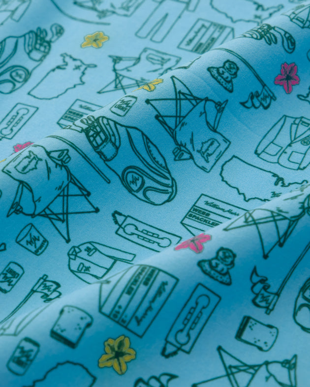 Green Blazer Groove Men's Button Down