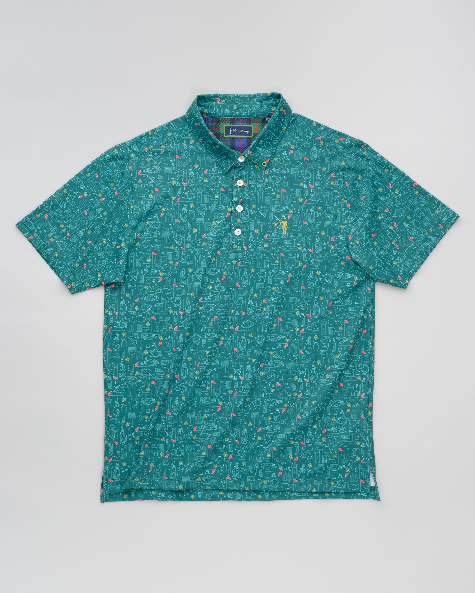 Green Blazer Groove Men's Polo | Green | William Murray Golf