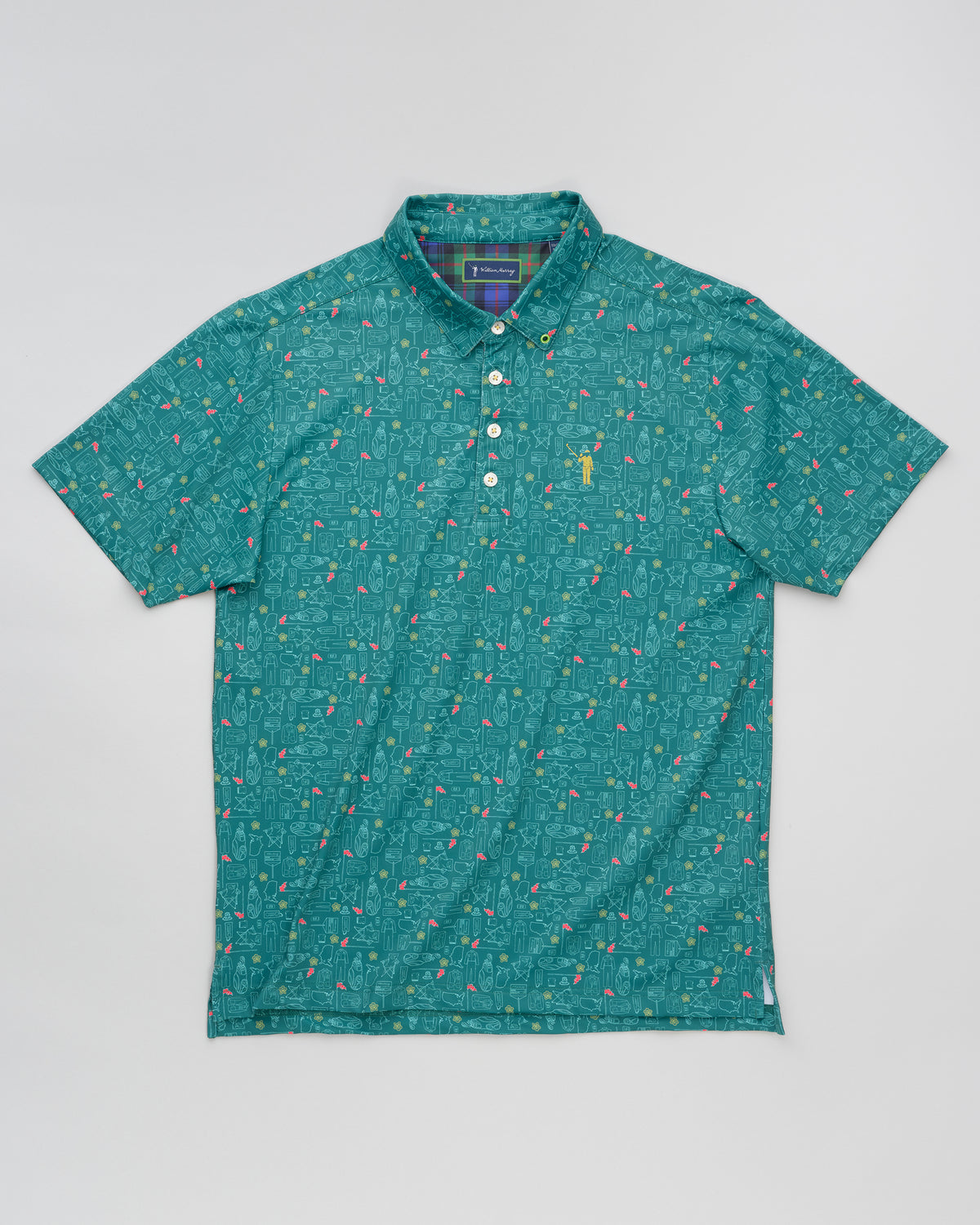Green Blazer Groove Men's Polo