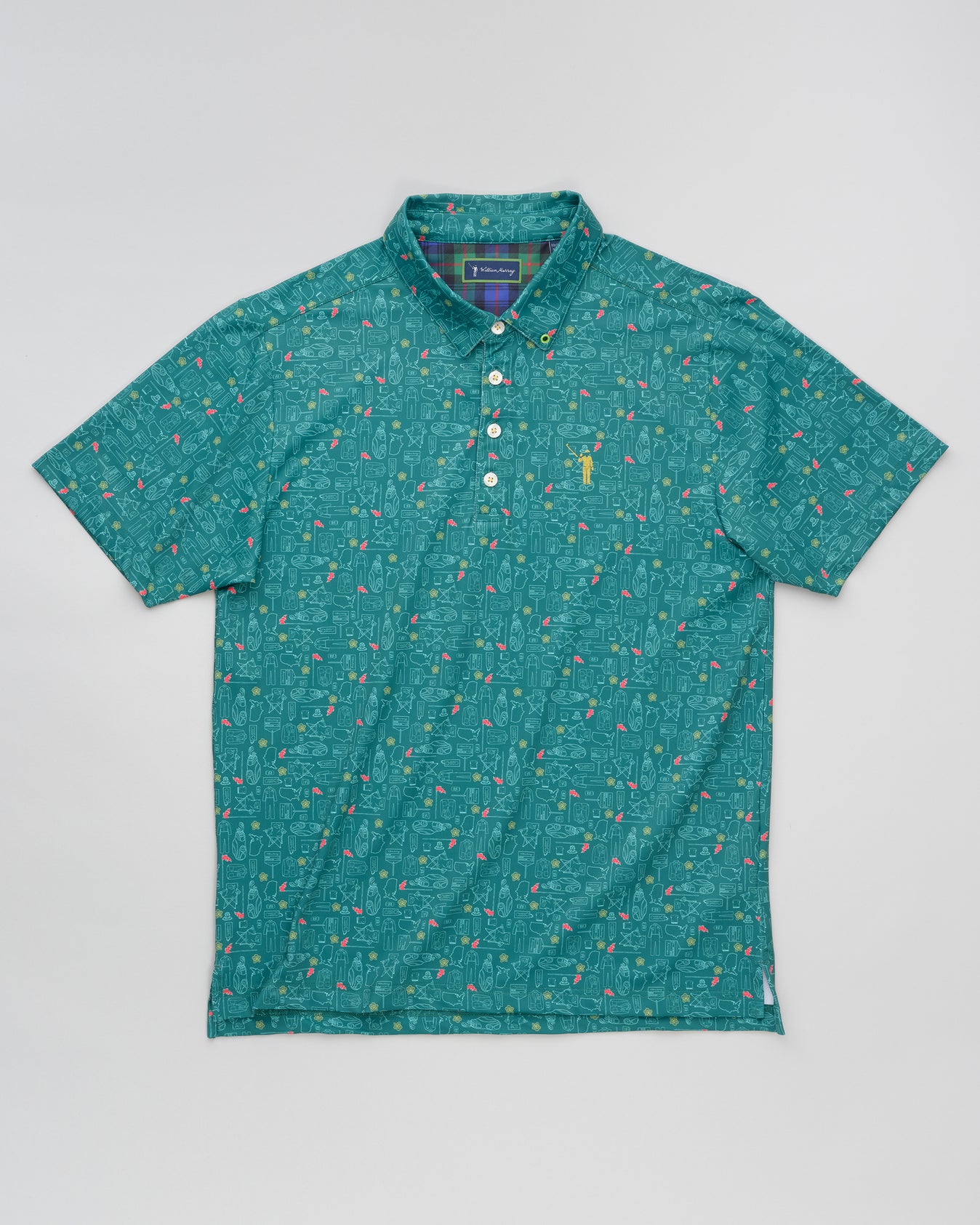Green Blazer Groove Men's Polo | Green | William Murray Golf