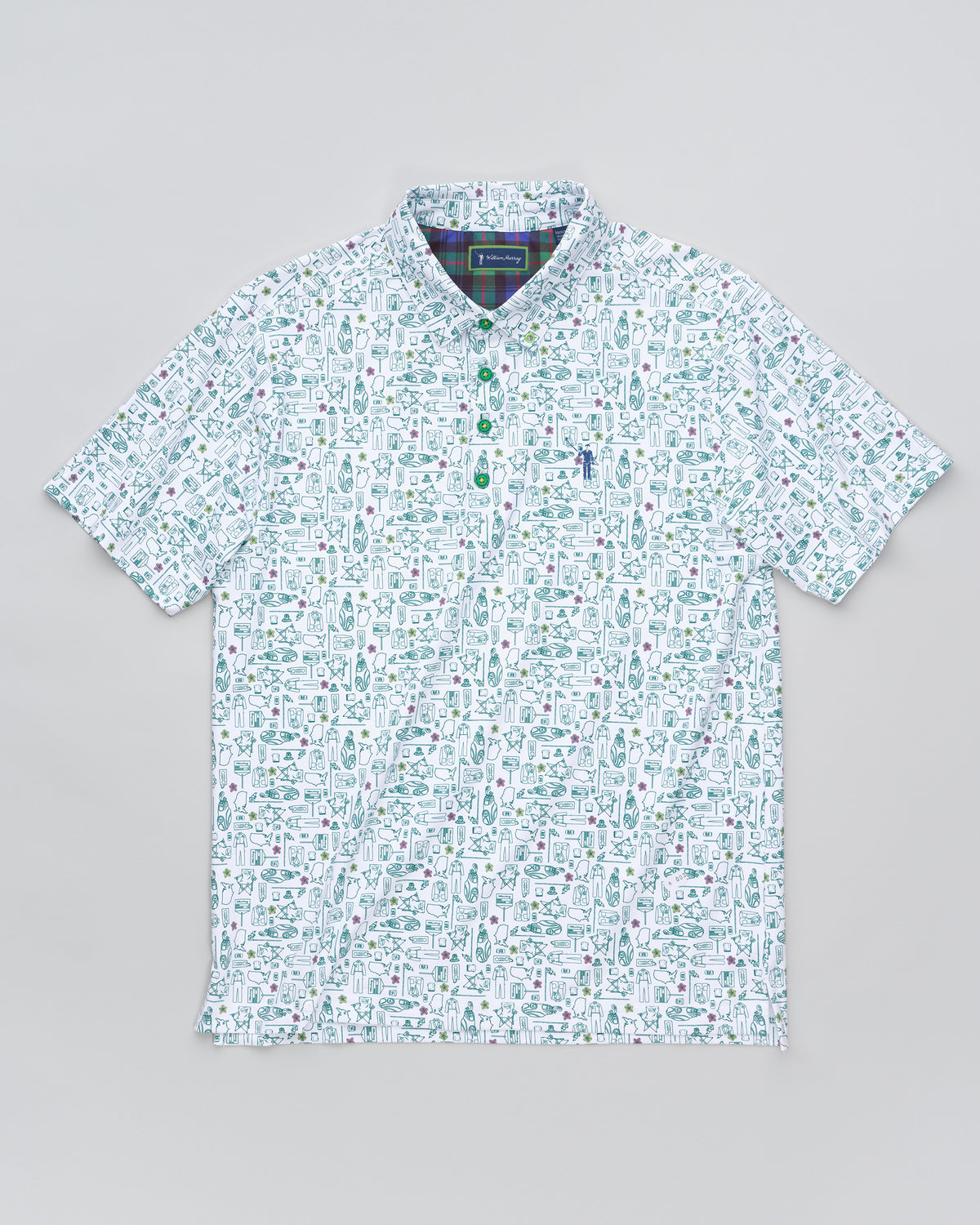 Green Blazer Groove Men's Polo