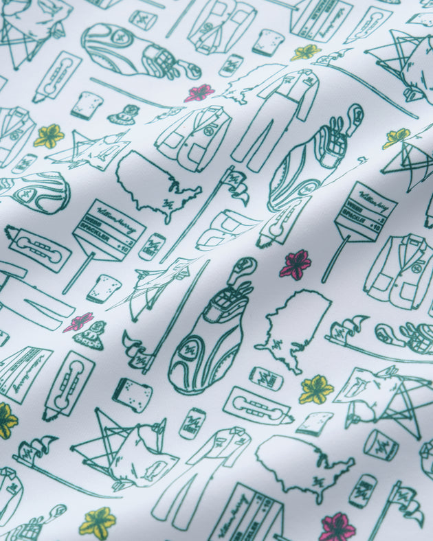 Green Blazer Groove Men's Polo