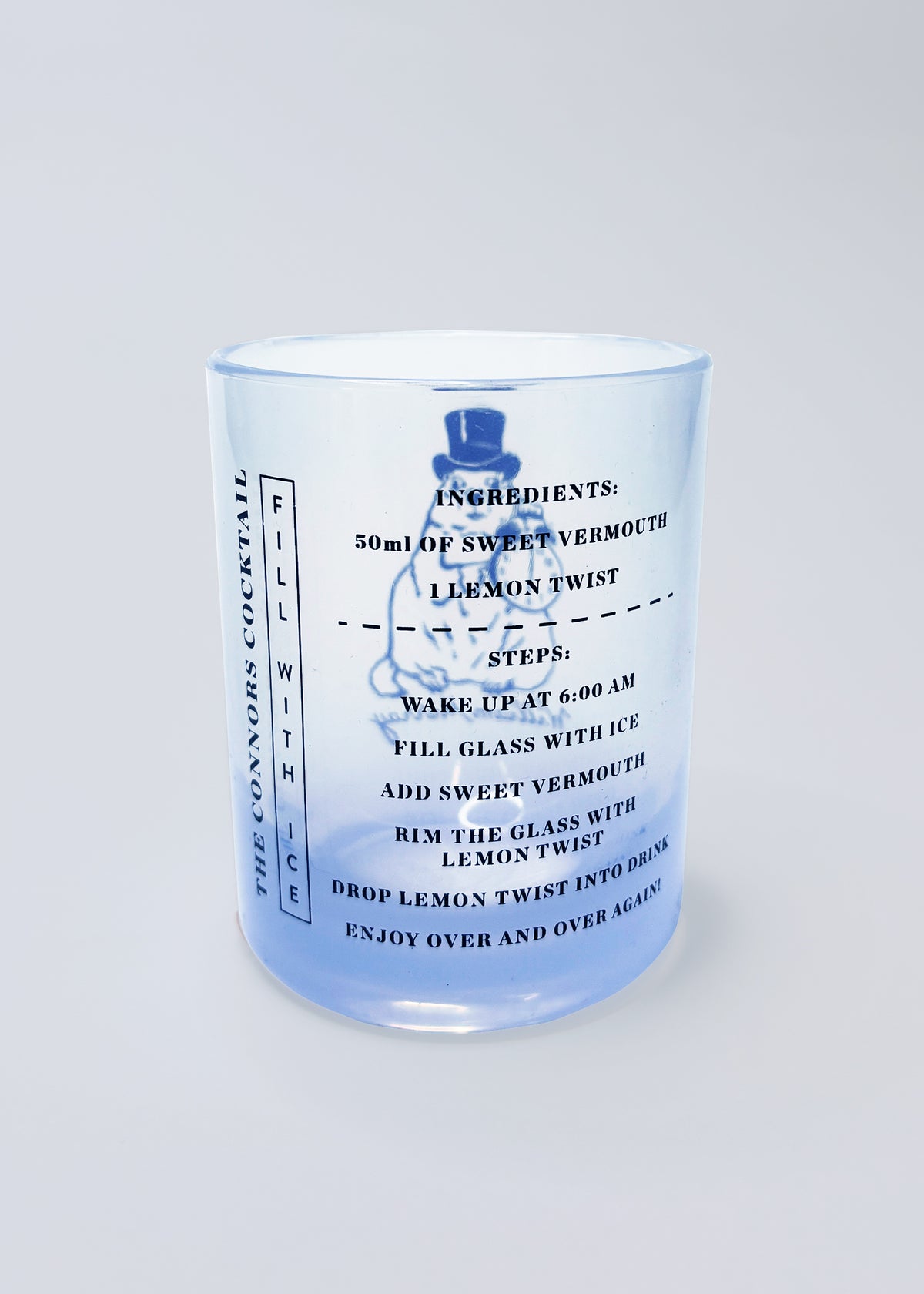 Connor's Cocktail Recipe Glass