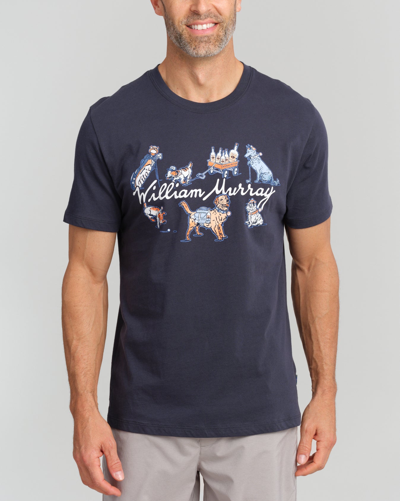 Hair Of The Dog T-Shirt | Navy | William Murray Golf