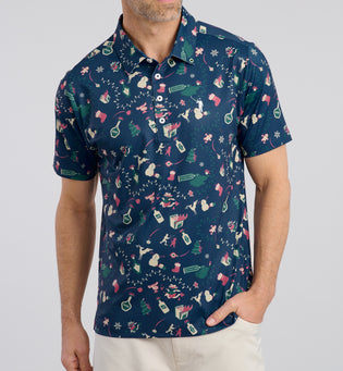 Holiday Chaos Men's Polo