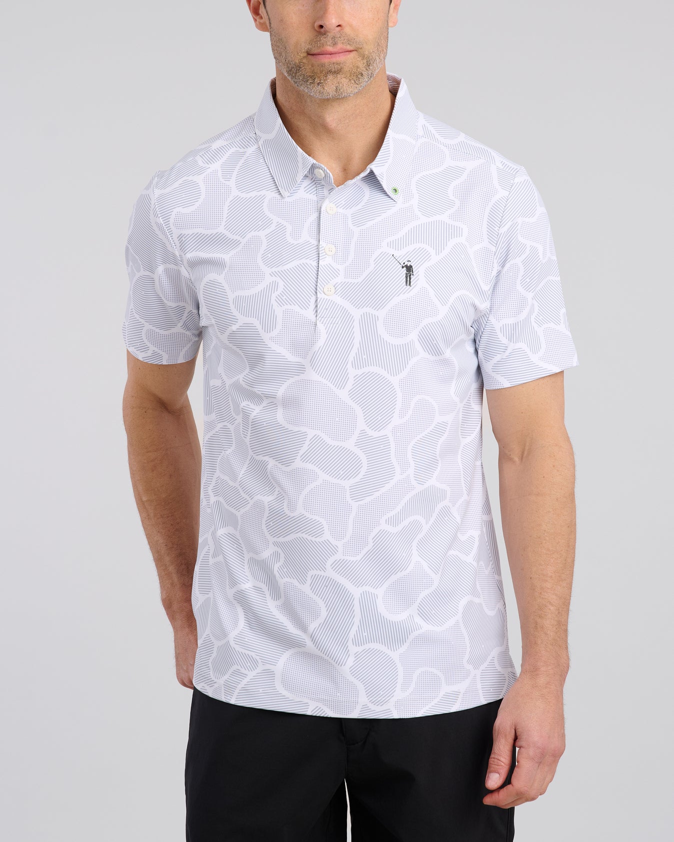 In The Weeds Men's Polo | White | William Murray Golf