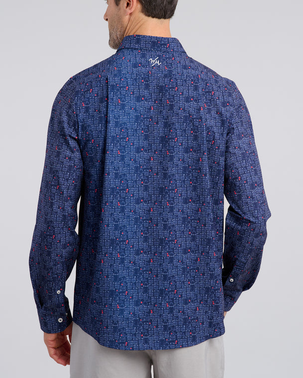 Last Call Men's Long Sleeve Button Down