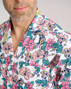 Luau Links Vacation Button Down