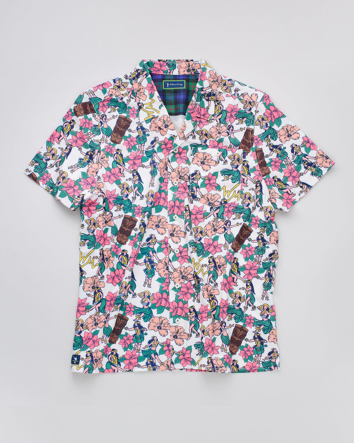 Luau Links Vacation Button Down
