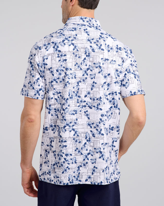 Magnolia Express Men's Polo | White