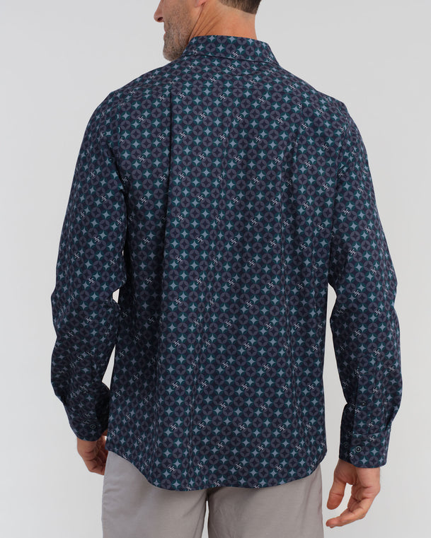 Mid-Century Murray Men's Long Sleeve Button Down