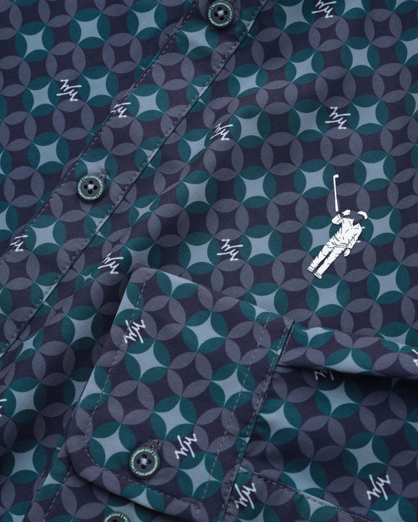 Mid-Century Murray Men's Long Sleeve Button Down