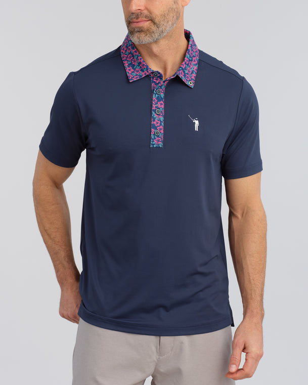 Murray Classic (Remastered) Men's Polo | Navy | William Murray Golf
