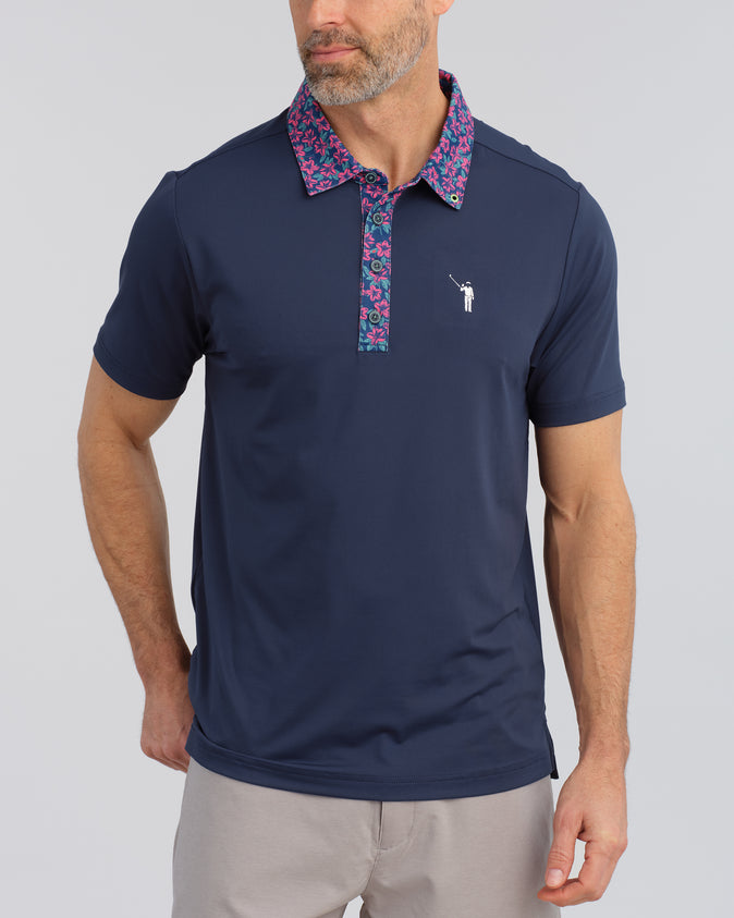 Murray Classic (Remastered) Men's Polo | Navy | William Murray Golf