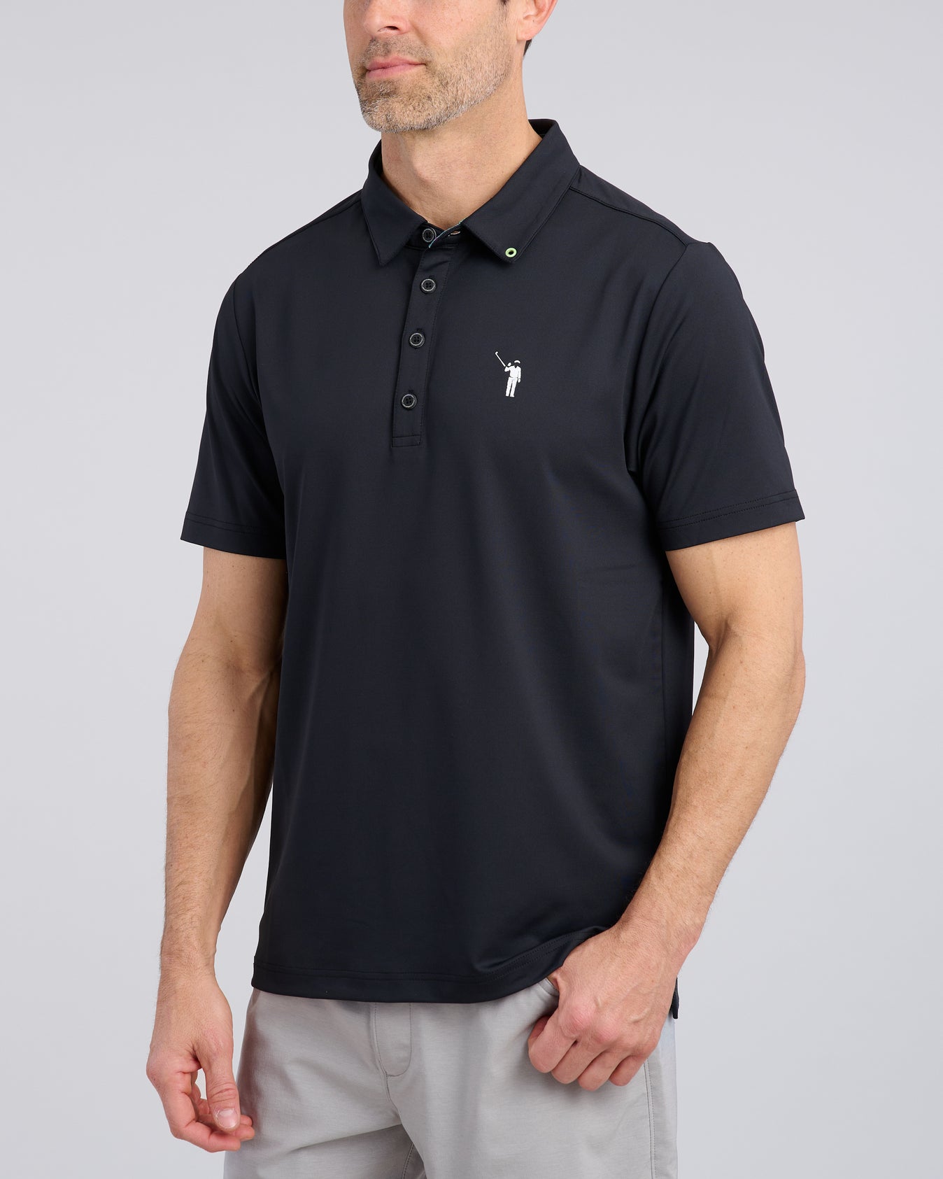 Murray Classic Men's Polo | Black | William Murray Golf