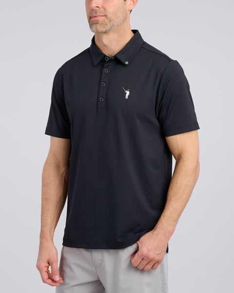 Murray Classic Men's Polo | Black | William Murray Golf