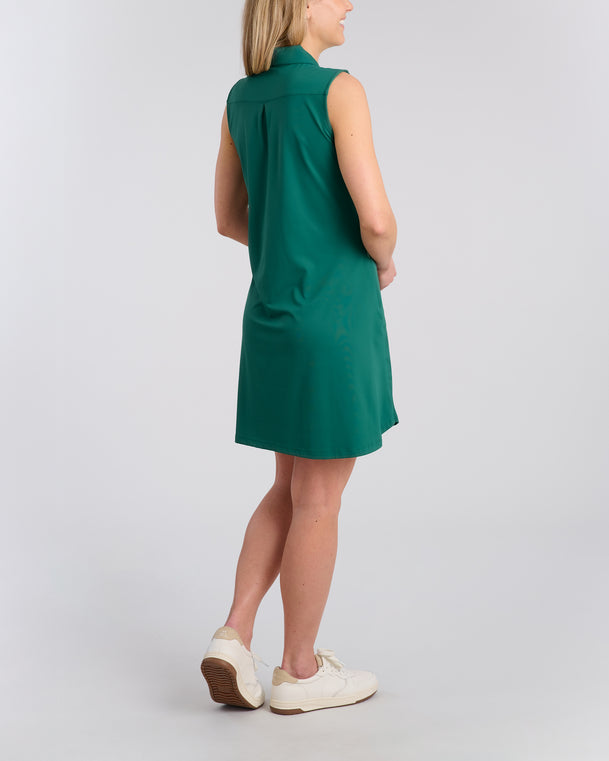 Murray Classic Sleeveless Polo Dress | Green | William Murray Golf Murray Classic Sleeveless Polo Dress | Green | William Murray Golf