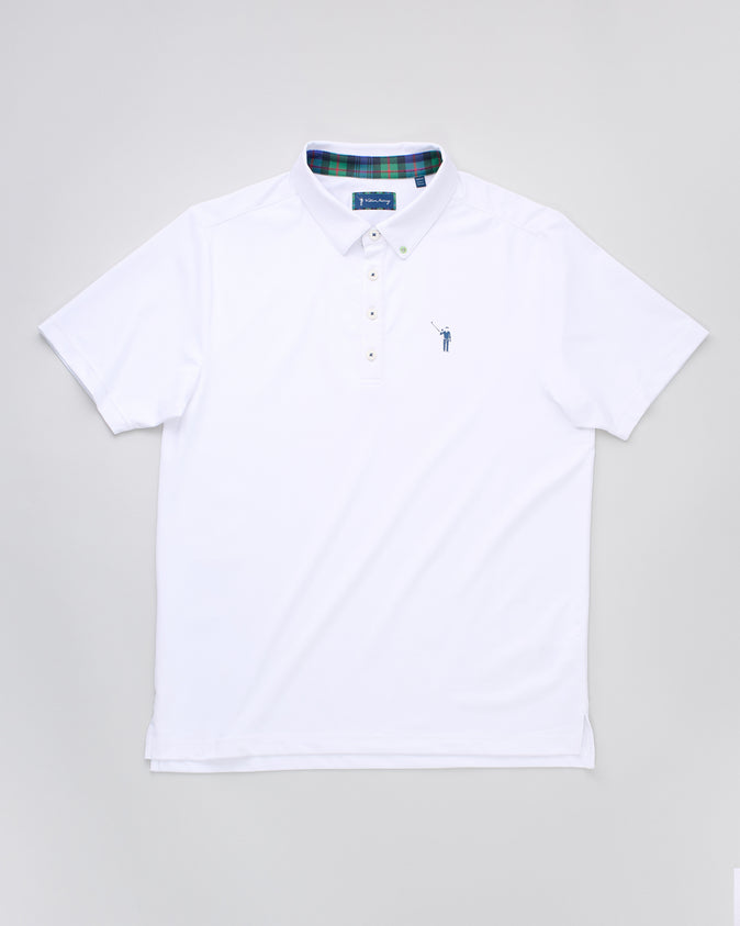 Murray Classic Men's Polo | White | William Murray Golf