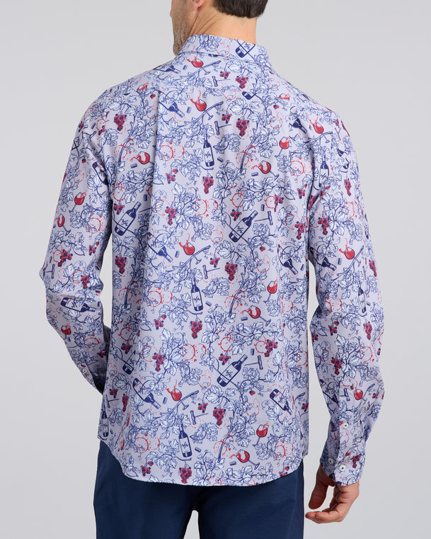 Murrlot Men's Long Sleeve Button Down