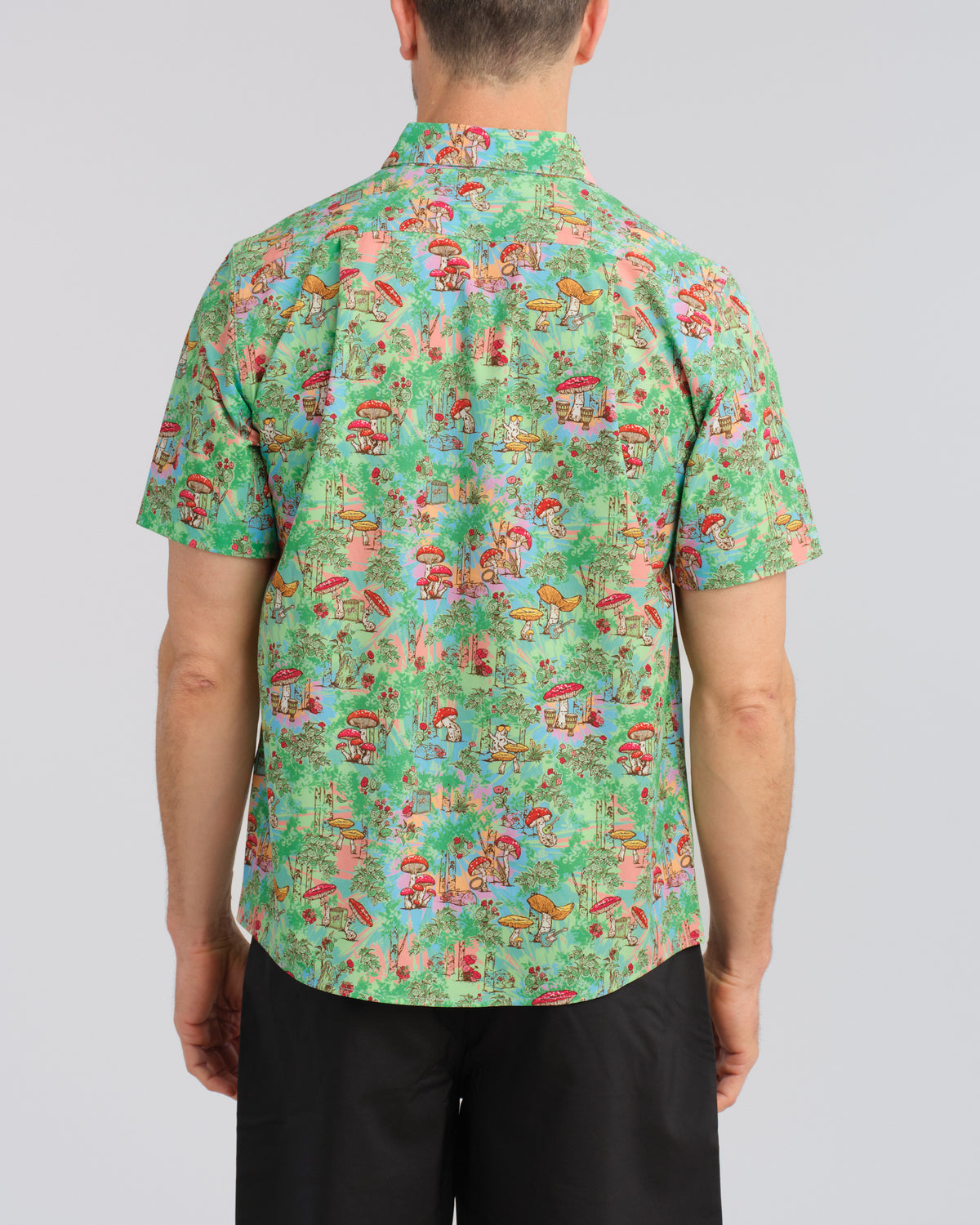 Mushroom Magic Men's Button Down