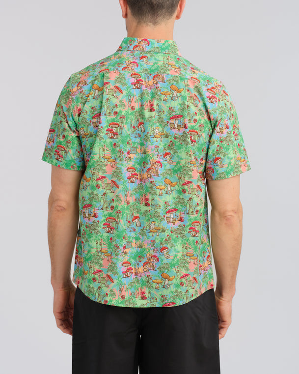 Mushroom Magic Men's Button Down