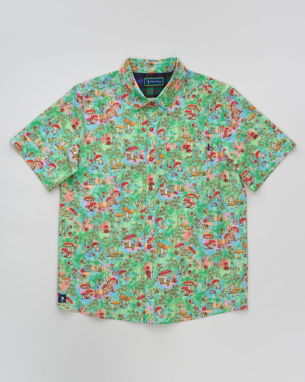 Mushroom Magic Men's Button Down
