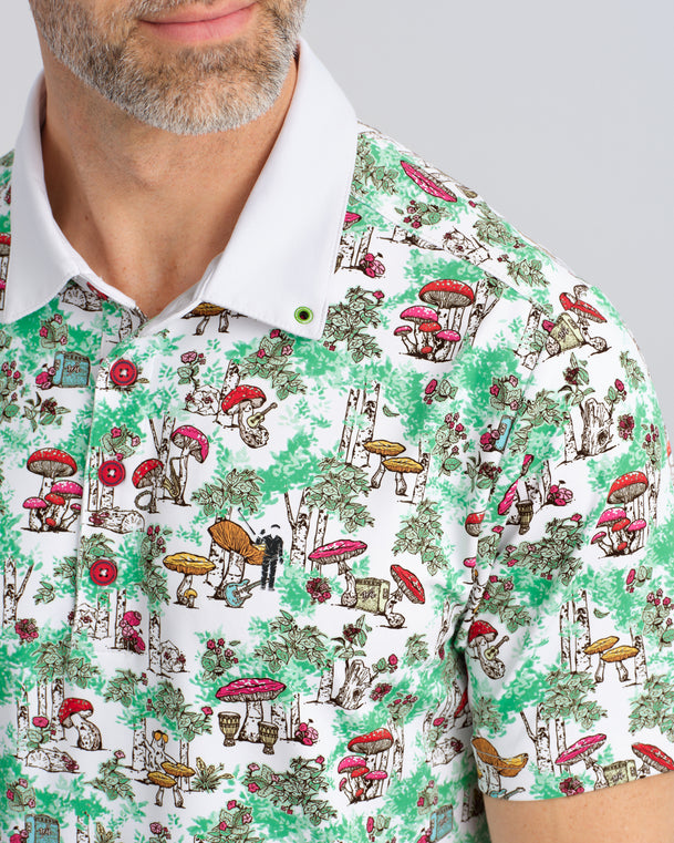 Mushroom Magic Men's Polo