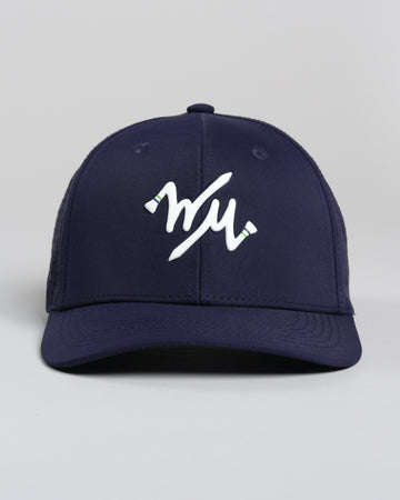 WM Golf Tee Performance Hat | Navy | William Murray Golf
