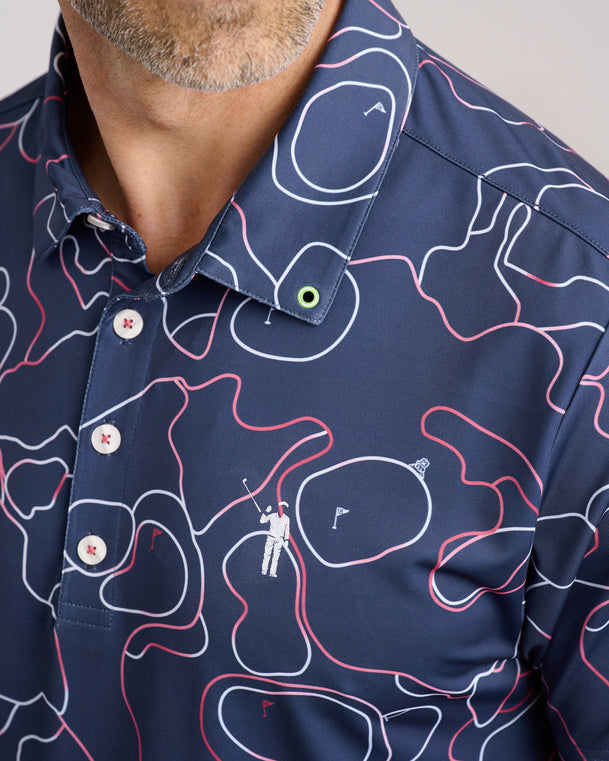 Out of Line Men's Polo