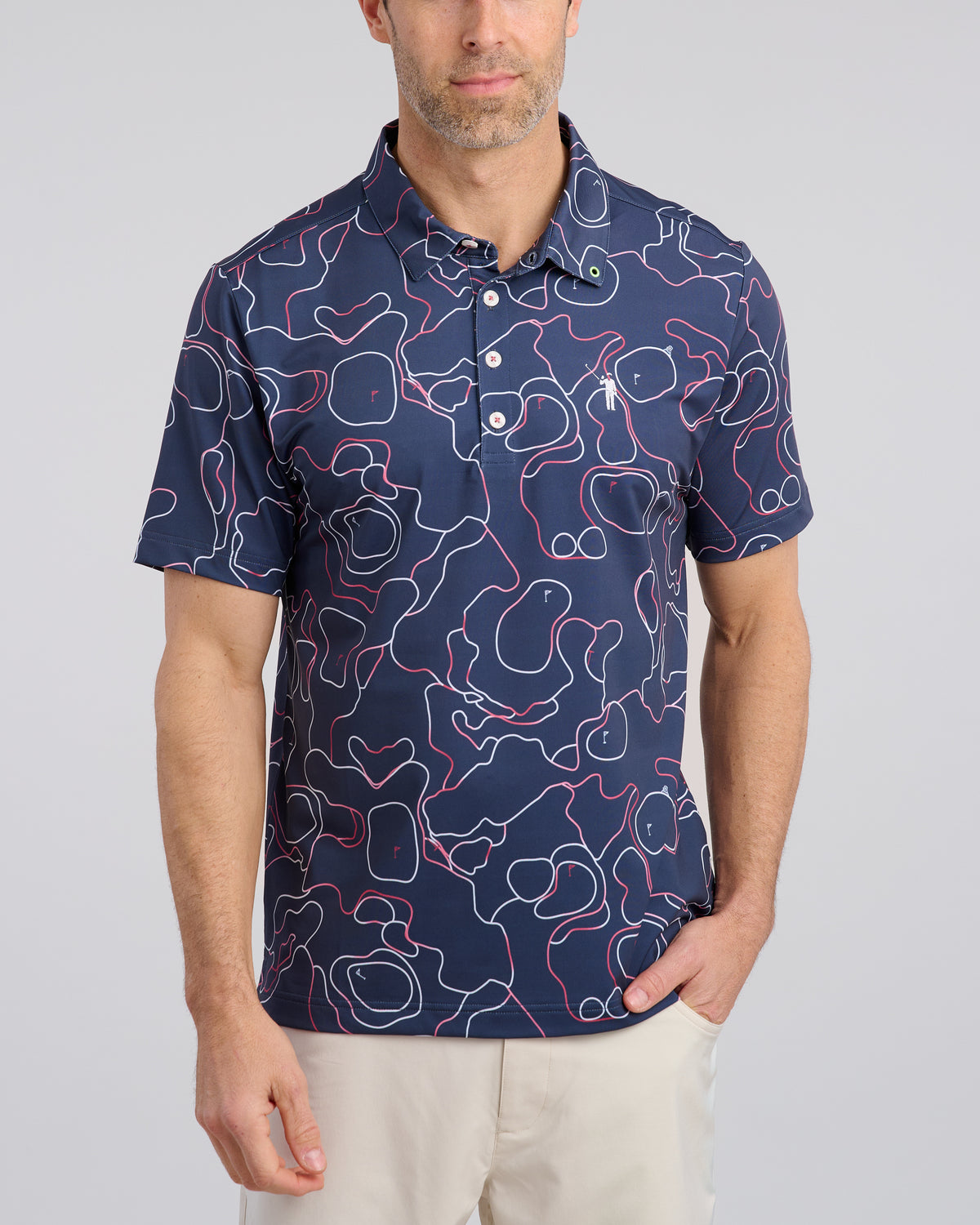 Out of Line Men's Polo