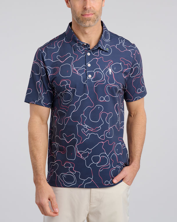 Out of Line Men's Polo