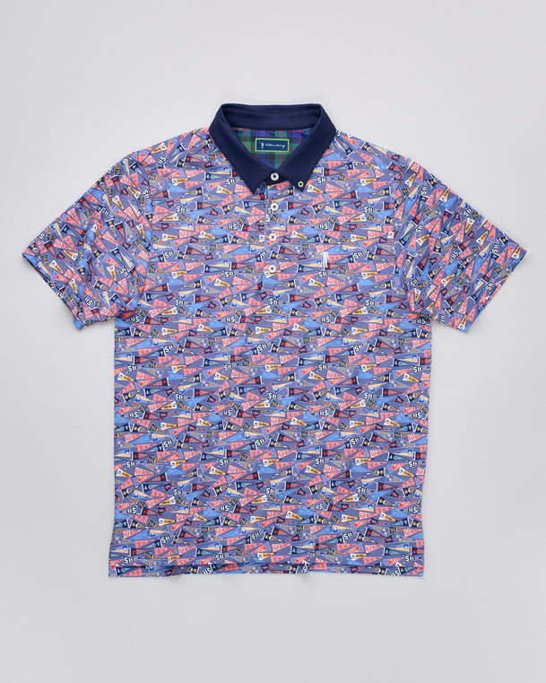 Pennant To Win It Men's Polo