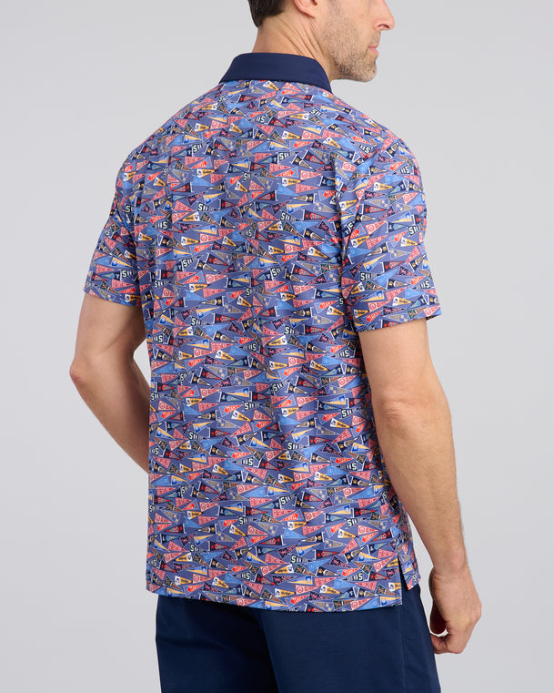 Pennant To Win It Men's Polo