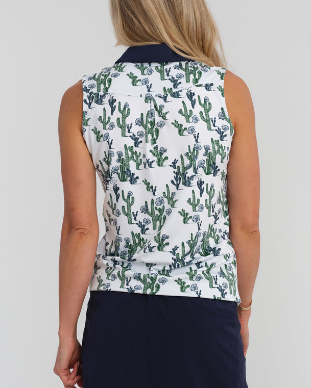 Saguaro Soiree Sleeveless Polo