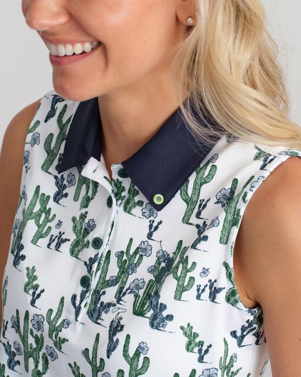 Saguaro Soiree Sleeveless Polo