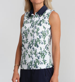 Saguaro Soiree Sleeveless Polo