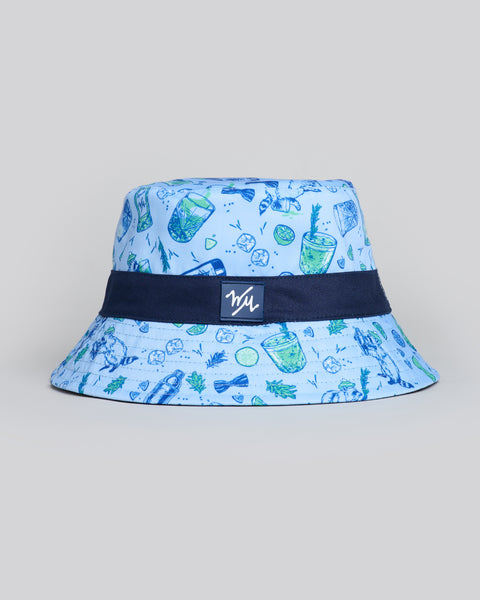 Salty Raccoon Bucket Hat | Light Blue | William Murray Golf