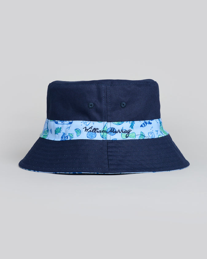 William Murray Light Blue Salty Raccoon Bucket Hat Size XL Salty Raccoon Bucket Hat | Light Blue | William Murray Golf main image 3