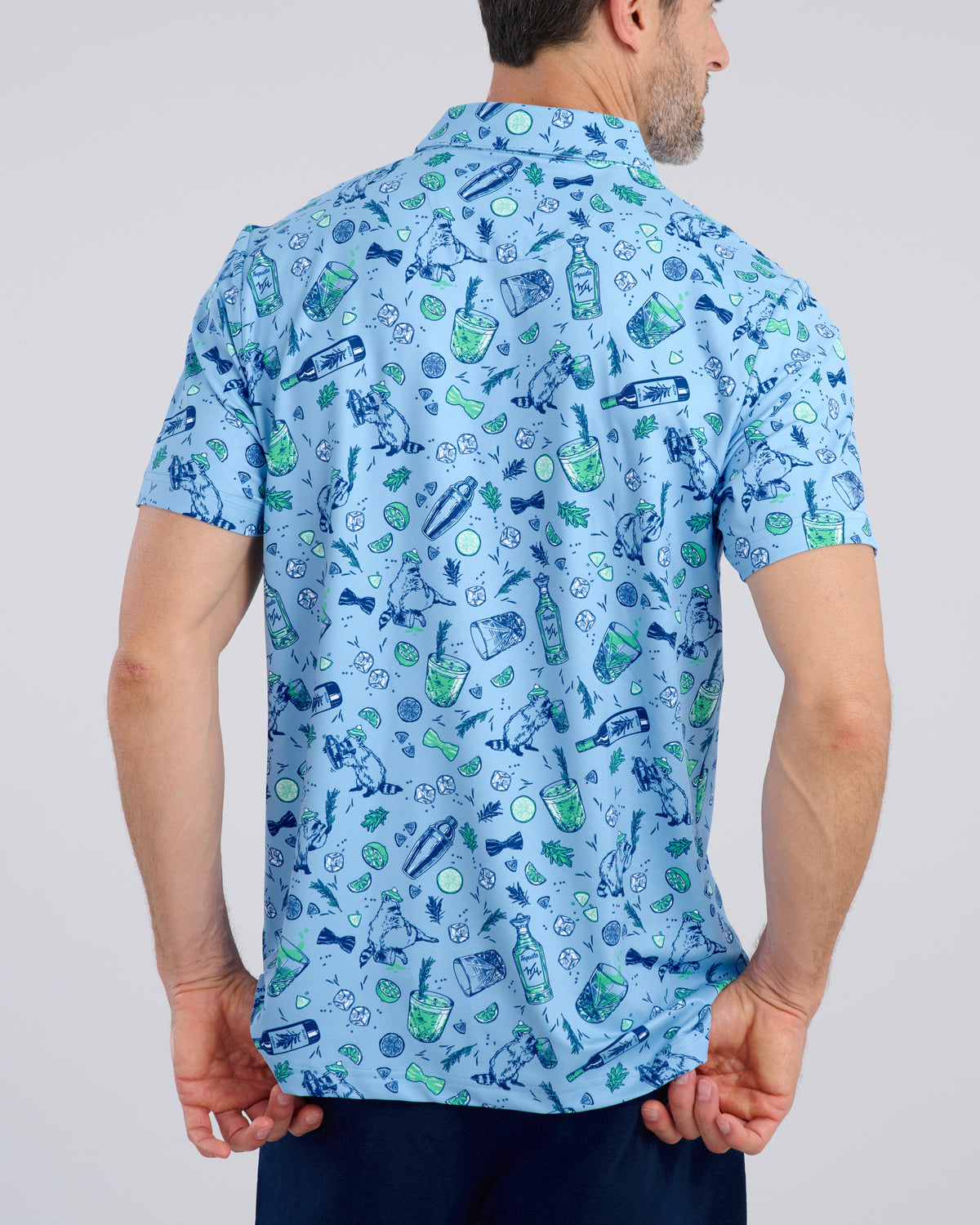 Salty Raccoon Men's Polo