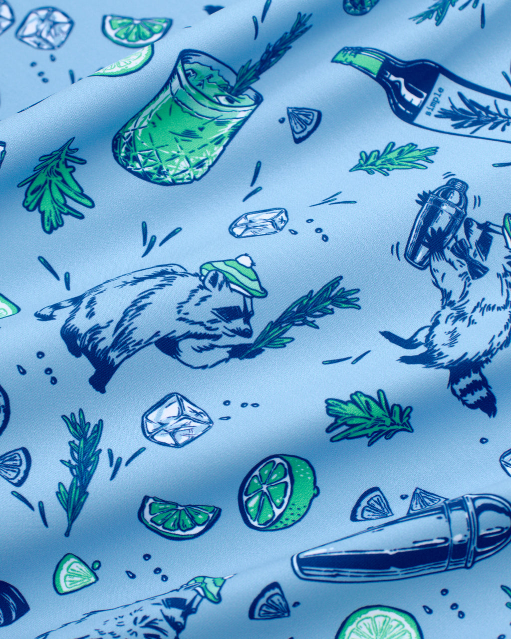Salty Raccoon Men's Polo
