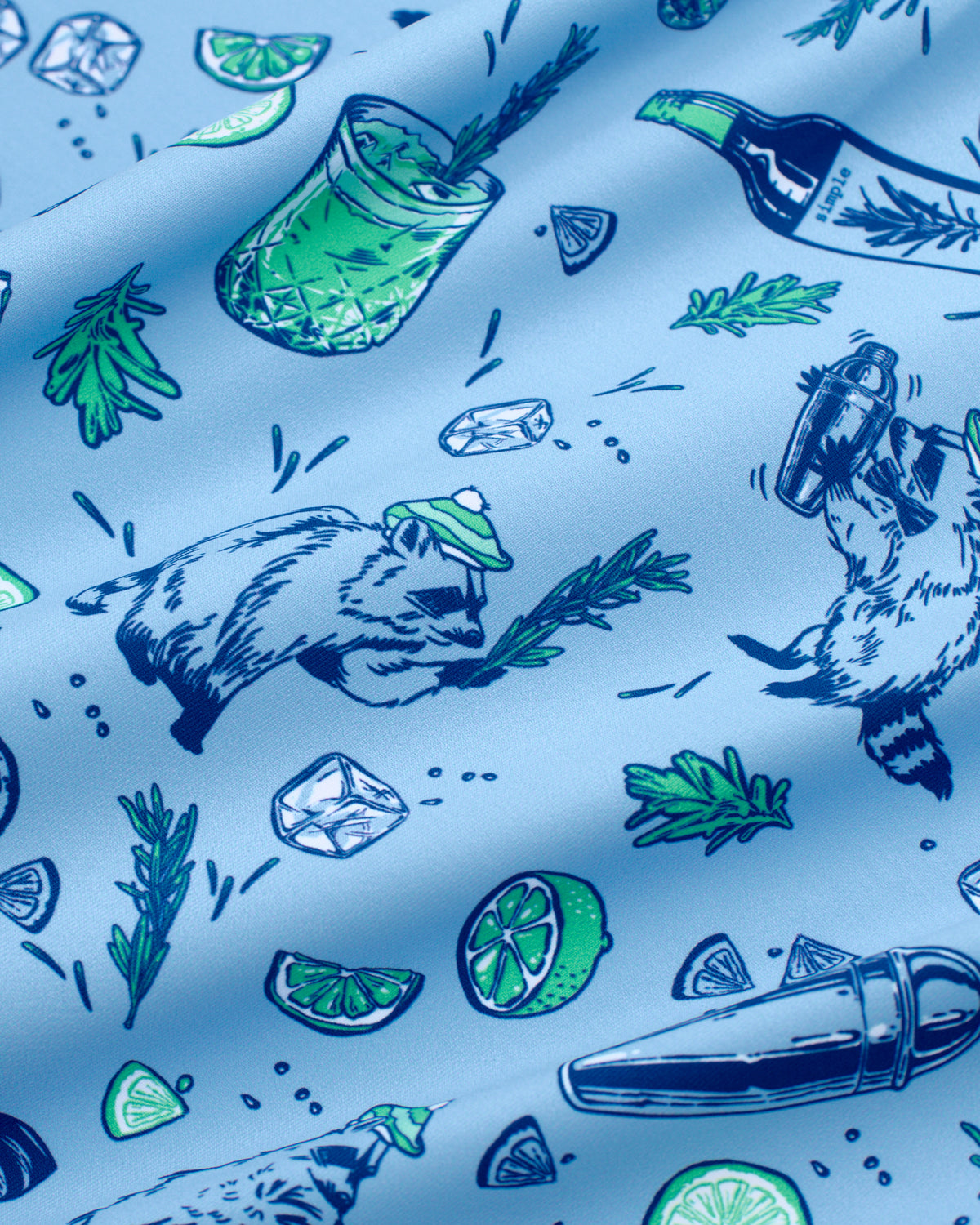 Salty Raccoon Men's Polo