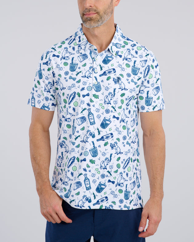 Salty Raccoon Men's Polo