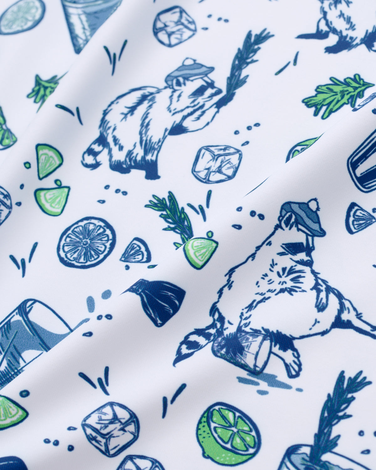 Salty Raccoon Men's Polo