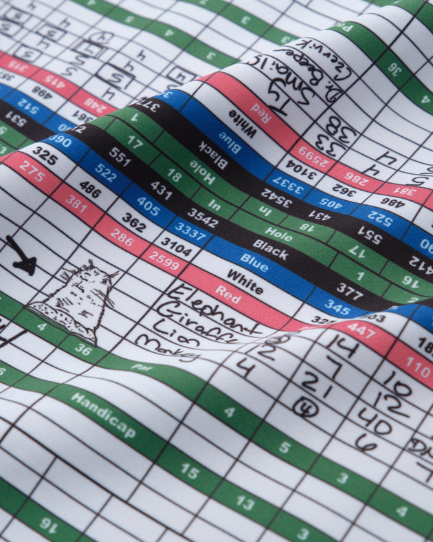 Sketchy Scorecards Men's Polo
