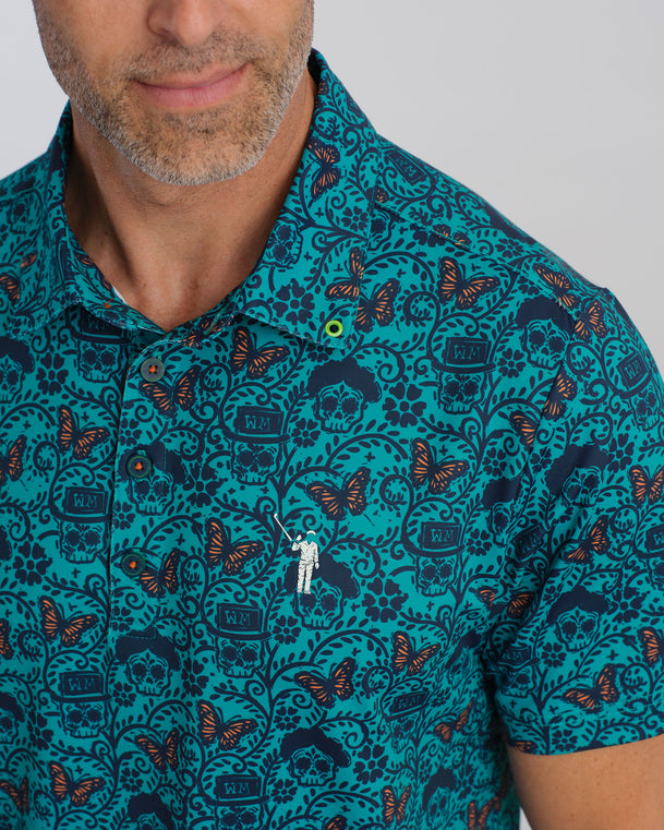 Skulled It Men's Polo