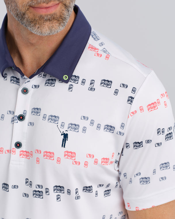 Suds & Stripes Men's Polo
